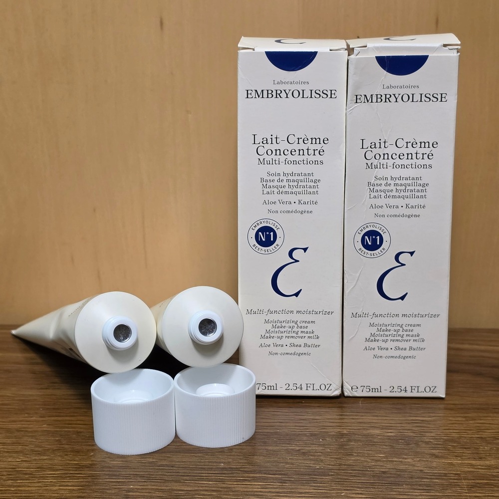 Embryolisse Lait-Crème Concentré 75ml 2 Pack Moisturizer Primer NEW 09/2028